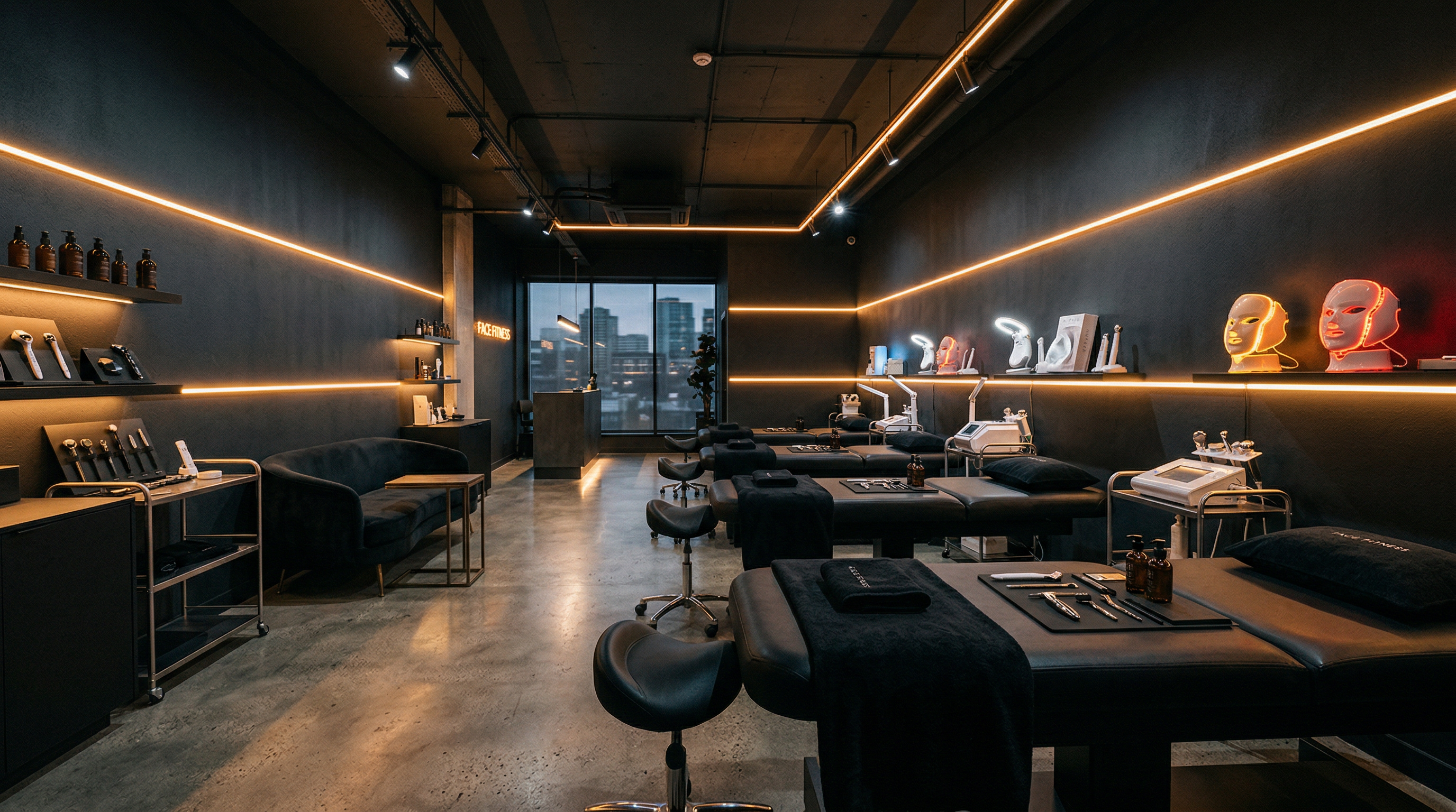 Premium facial fitness and aesthetics studio