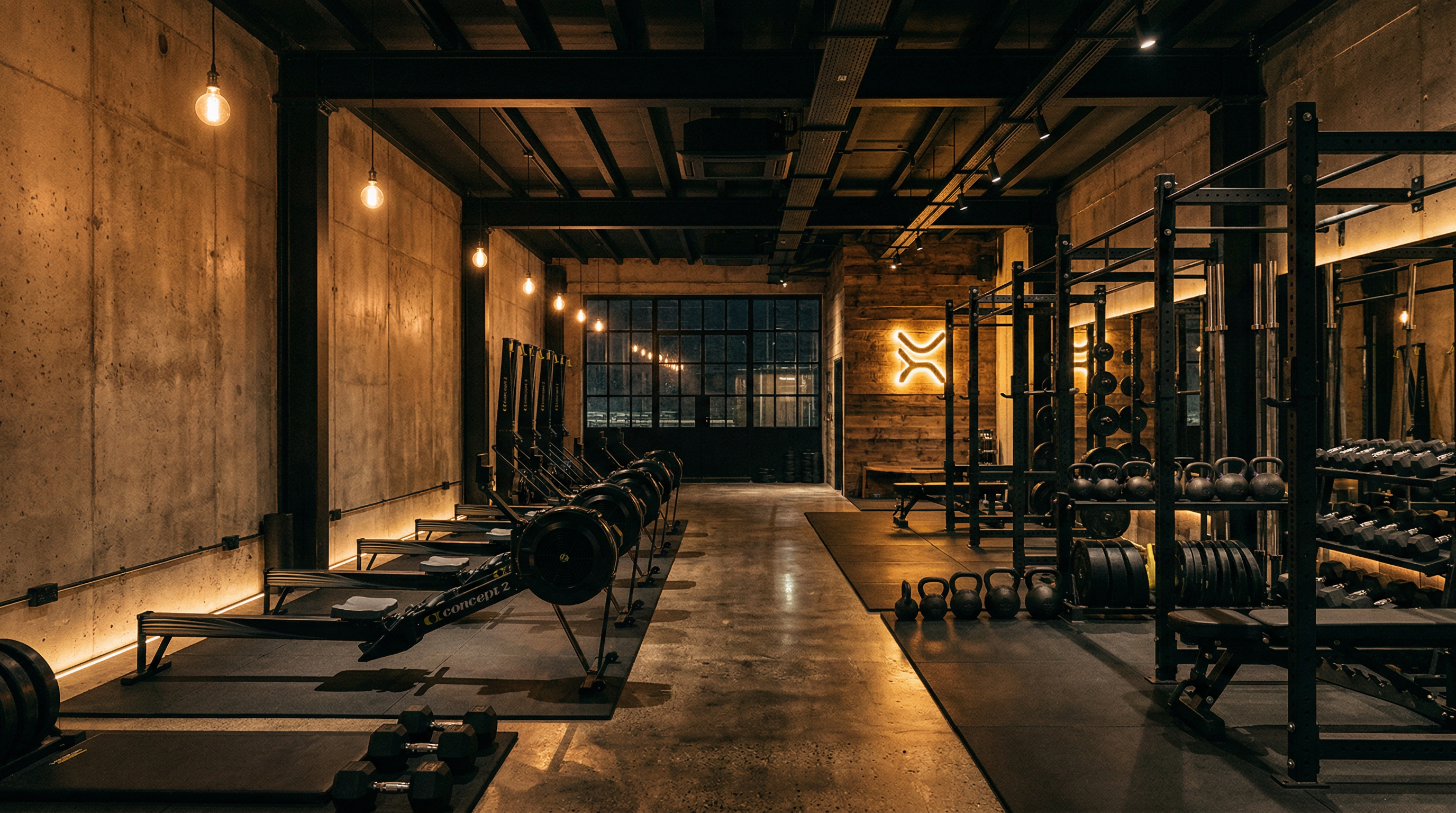 Premium fitness studio with modern equipment